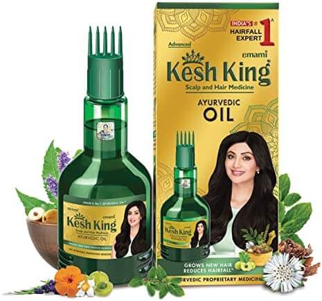 Kesh King Ayurvedic Scalp and Hair Oil & Shampoo
