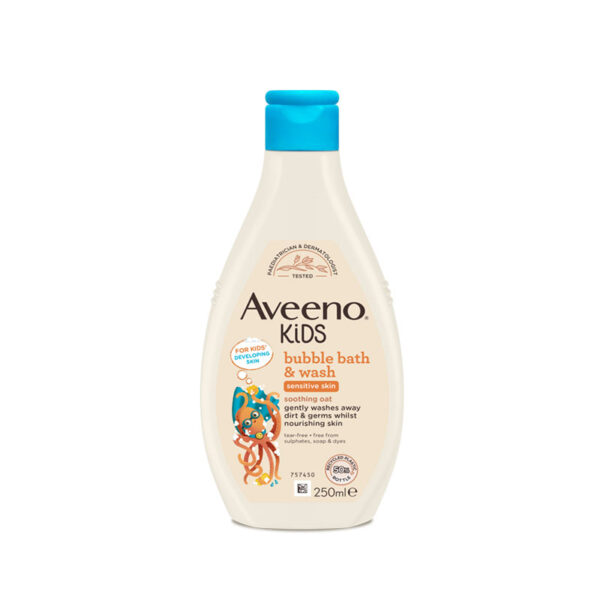 Aveeno Kids Bubble Bath & Wash For Sensitive Skin