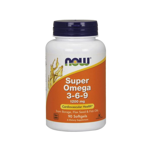 NOW Foods Super Omega 3-6-9 1200 mg 90 Softgels